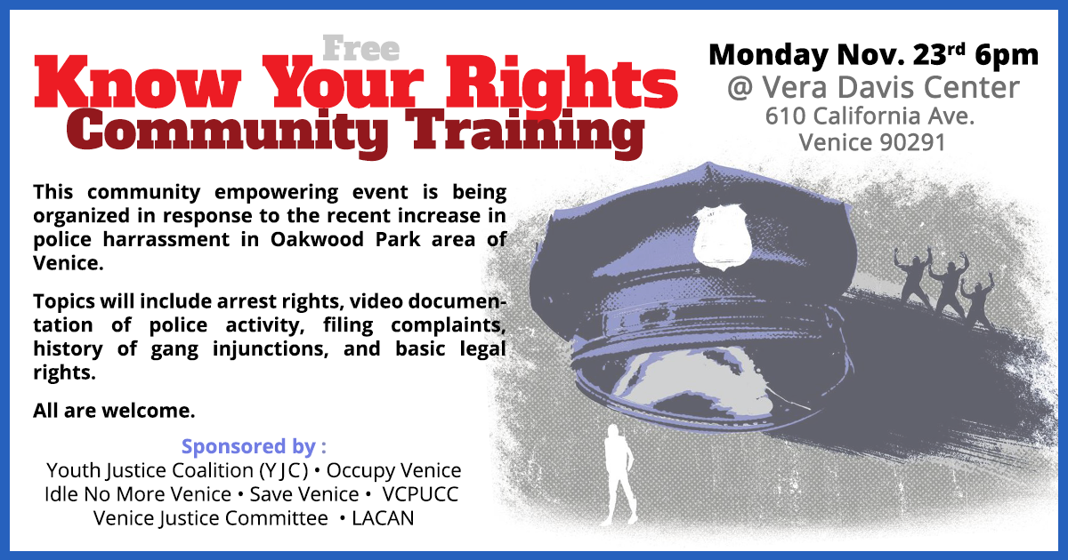 KNow Your Rights Community Training