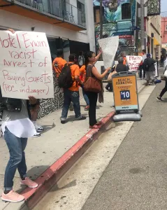 hotel erwin protest